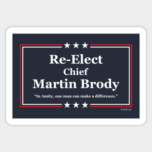Re-Elect Martin Brody Sticker